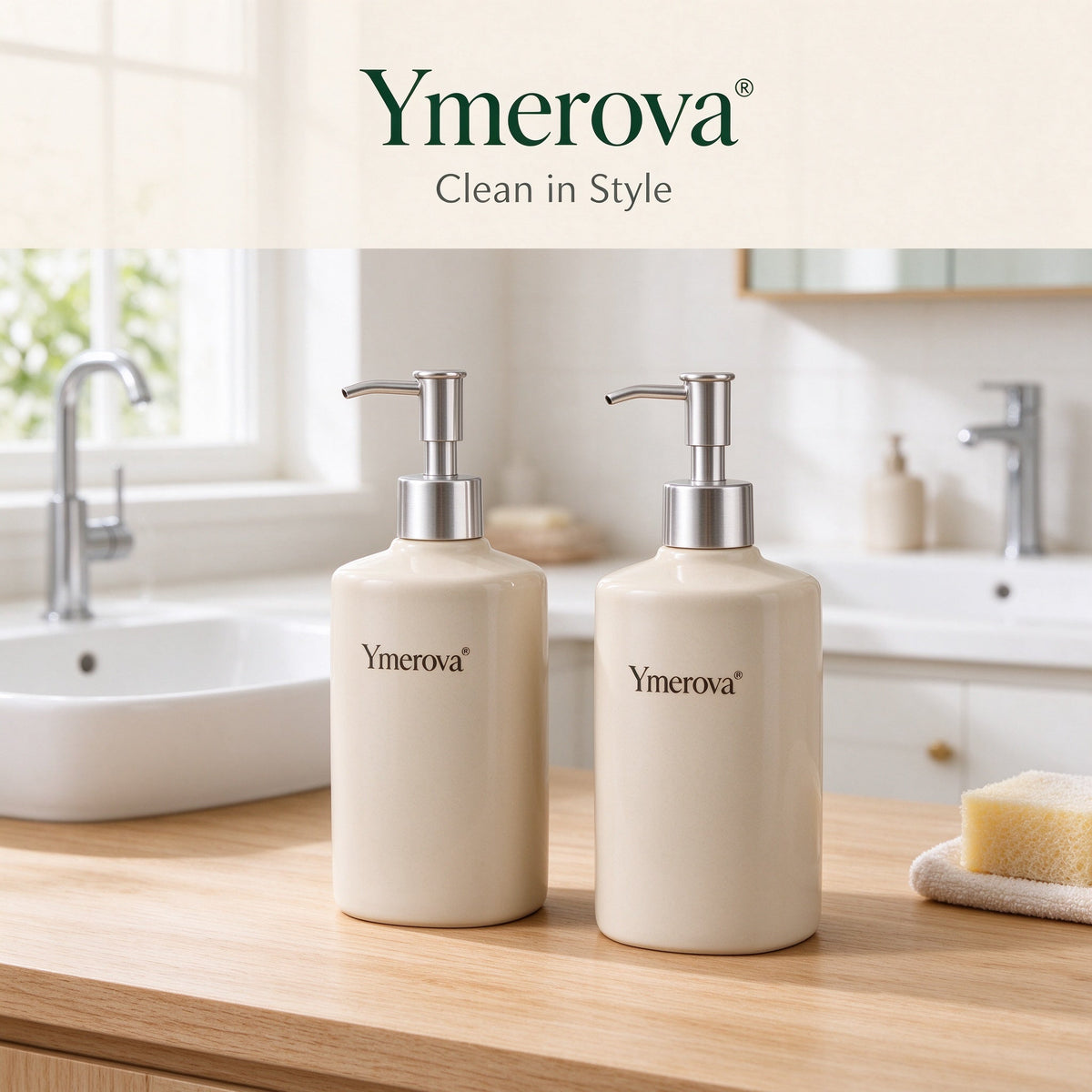 Ymerova® Soap Dispenser Set (2-Piece)